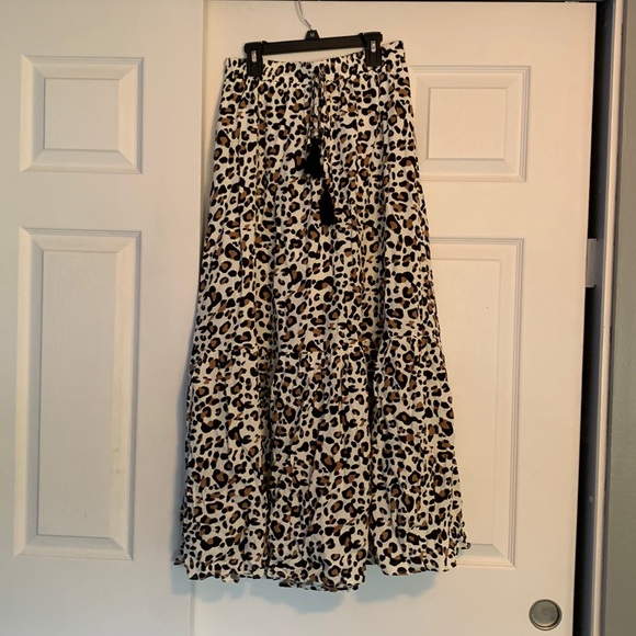 Womens maxi skirt size small leopard - Picture 1 of 2